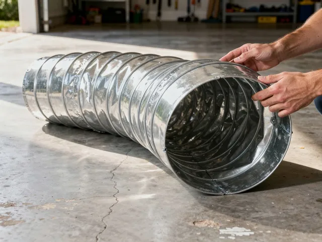 North Olmsted Dryer Vent Cleaning specialist using advanced equipment for thorough duct cleaning in North Olmsted