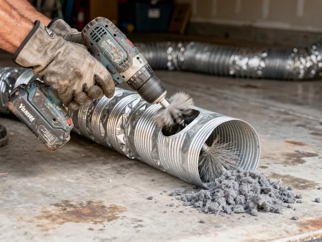 Professional duct cleaning by North Olmsted Dryer Vent Cleaning in North Olmsted